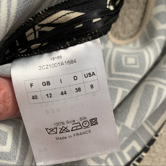 SOLD‼️ Christian Dior 100% Silk Geometric Palazzo Pant Sleeveless Jumpsuit - Picture 8 of 14